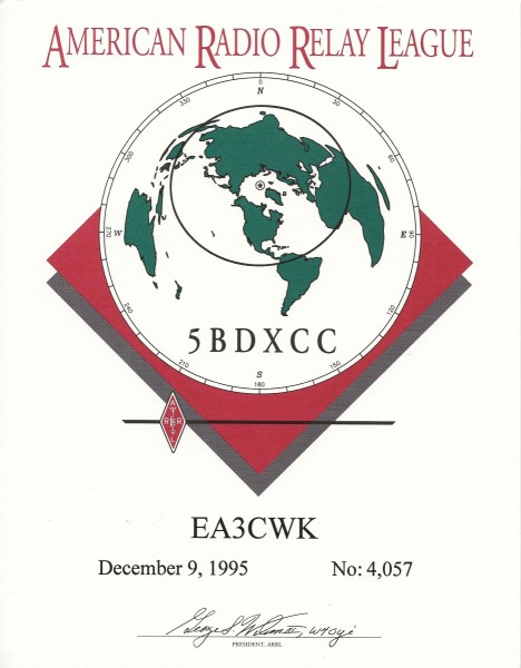 ARRL-5BDXCC